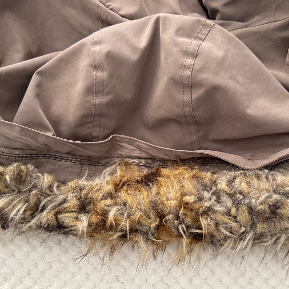 🧥 EUC Rachel Roy Faux Fur Hooded Parka Coat – Women’s Size Small - Picture 14 of 14